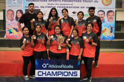 Sowmya with team members